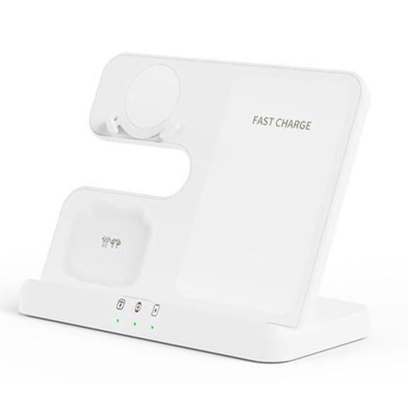 W1re1essCharging Stand 3 in 1 for S22/S21/S20/Note 20 Series Watch 4/3/Active 2 Fast Charging Dock Base
