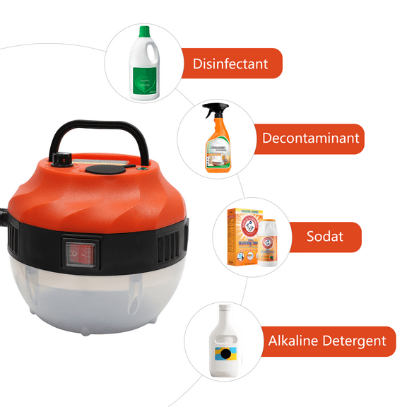 W2-3800W.8 Steam Cleaner for Home Car Detailing Steamer Cleaning Handheld Steam Machine 1600W 1.35L/0.35Gal