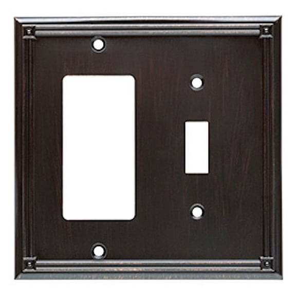 W20194-VBR Ruston Venetian Bronze Single Switch GFCI Cover Plate