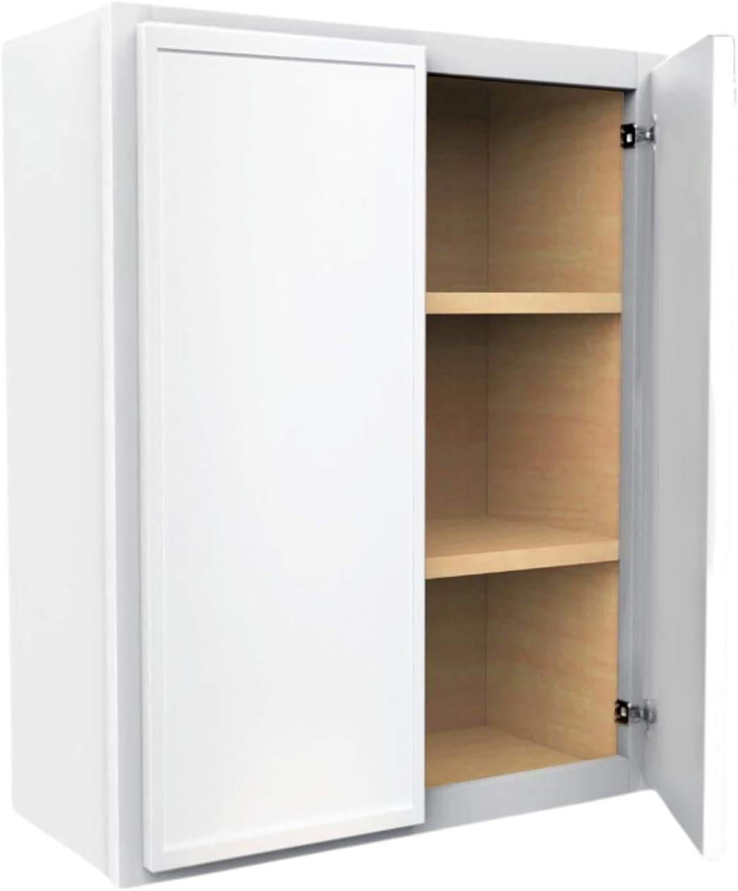 W2430 Ready to Ship Cabinet Plywood Soft Edge 2 Door 2 Shelf Kitchen Wall Cabinet, Wall Mounted ...