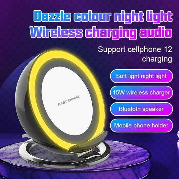 W25 Wireless charging Bluetooth Stereo Night light.