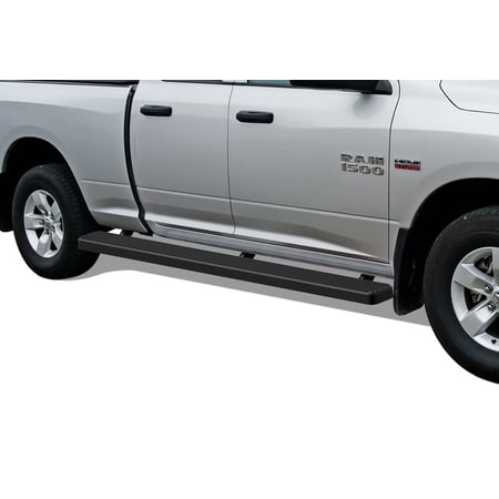 2009-2018 DODGE RAM 1500 Crew Cab/2010-2018 DODGE RAM 2500/3500/4500/5500 Crew Cab/6.5FT Long Bed/ (W2W, Bracket+ Hardware) 6061 Aircraft Aluminum Black finishing iStep W2W 5 Inch sidestep