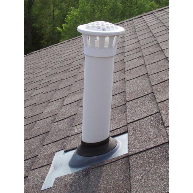 Adornos 3 in. White Plumbing Vent Guard, Prevents Clogged Vents -  Walmart.com