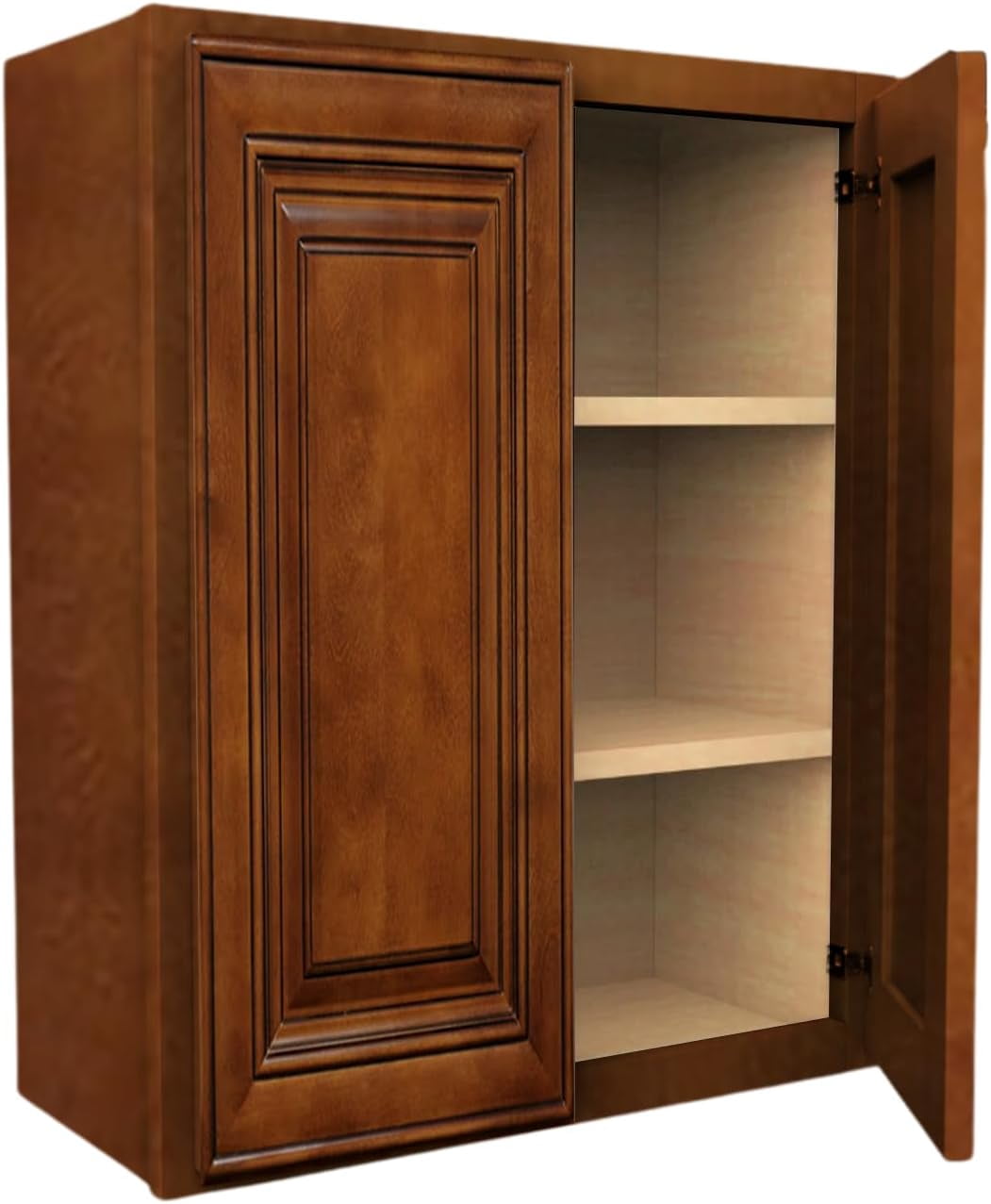 W3036 Ready to Ship Cabinet Plywood Soft Edge 2 Door 2 Shelf Kitchen Wall Cabinet, Wall Mounted ...