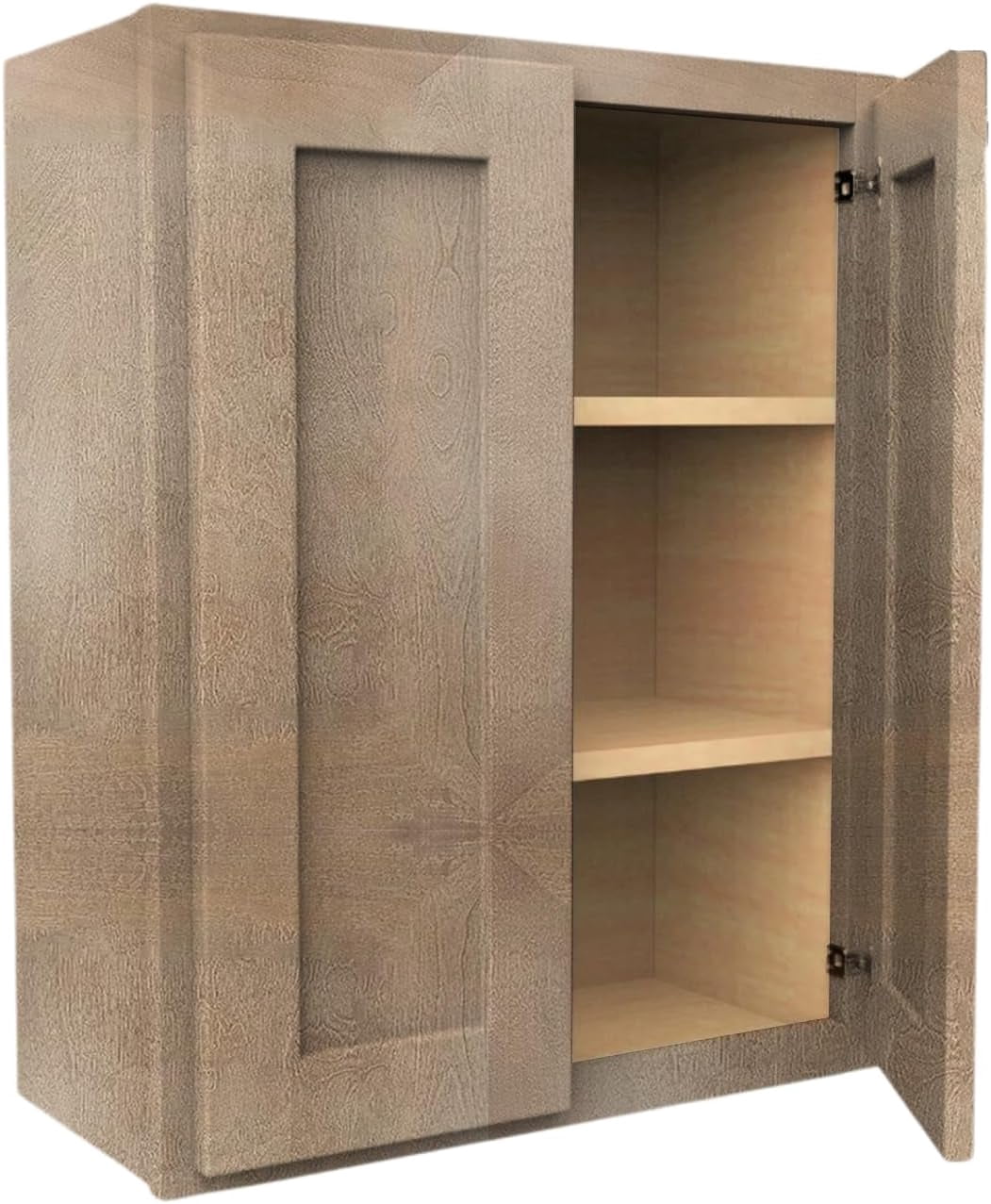 W3036 Ready to Ship Cabinet Plywood Soft Edge 2 Door 2 Shelf Kitchen Wall Cabinet, Wall Mounted ...