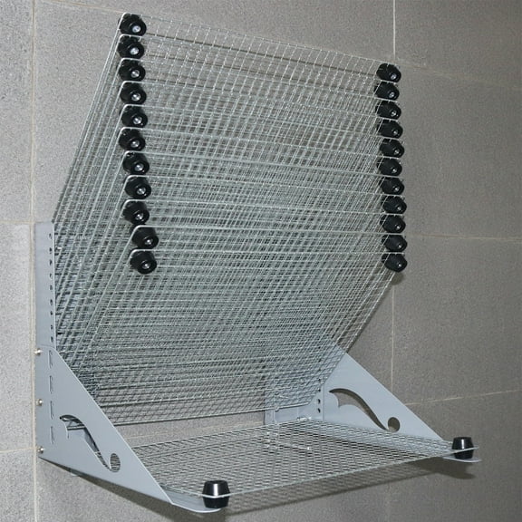 W3040-12 Wall Fixed Drying Rack Flat Laying and Flipping Dual-purpose