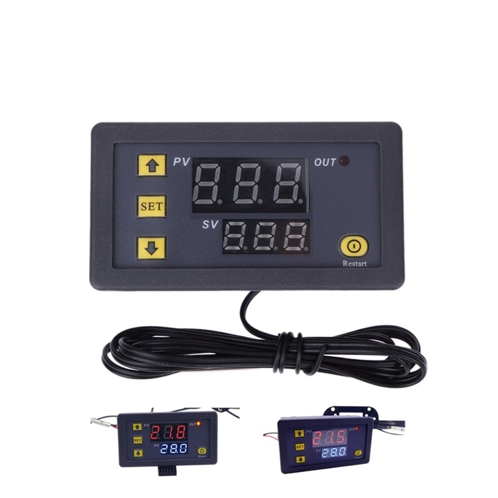 W3230 AC 110-220 DC 12 24V Digital Thermostat Temperature Controller ...