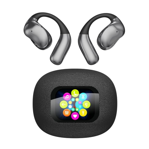 AI Translator Earbuds, Touch Screen Control, 156 Languages, Real-Time Translation for Travel