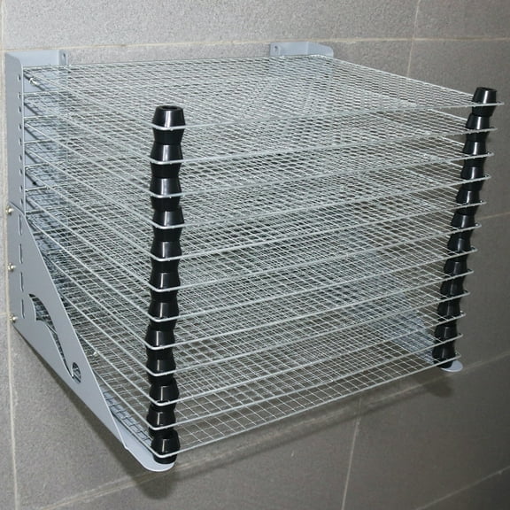 W4060-12 Wall Fixed Push and Flip-open Dual-purpose Drying Rack