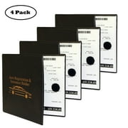 Auto Registration Insurance & ID Card Holder   4 Pack   Perfect for any Car, Truck, Motorcycle, Trailer or Boat - Strong Closure