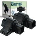 thumbnail image 1 of W4W Dual Entry Rat Trap - Enclosed Tunnel Helps Reduce Accidental Triggering, Guides Rats, Mice & Chipmunks - Quick-Kill Snap Design - Hides Catch for Easy Disposal - Indoor/Outdoor - Reusable-2 Pack, 1 of 6