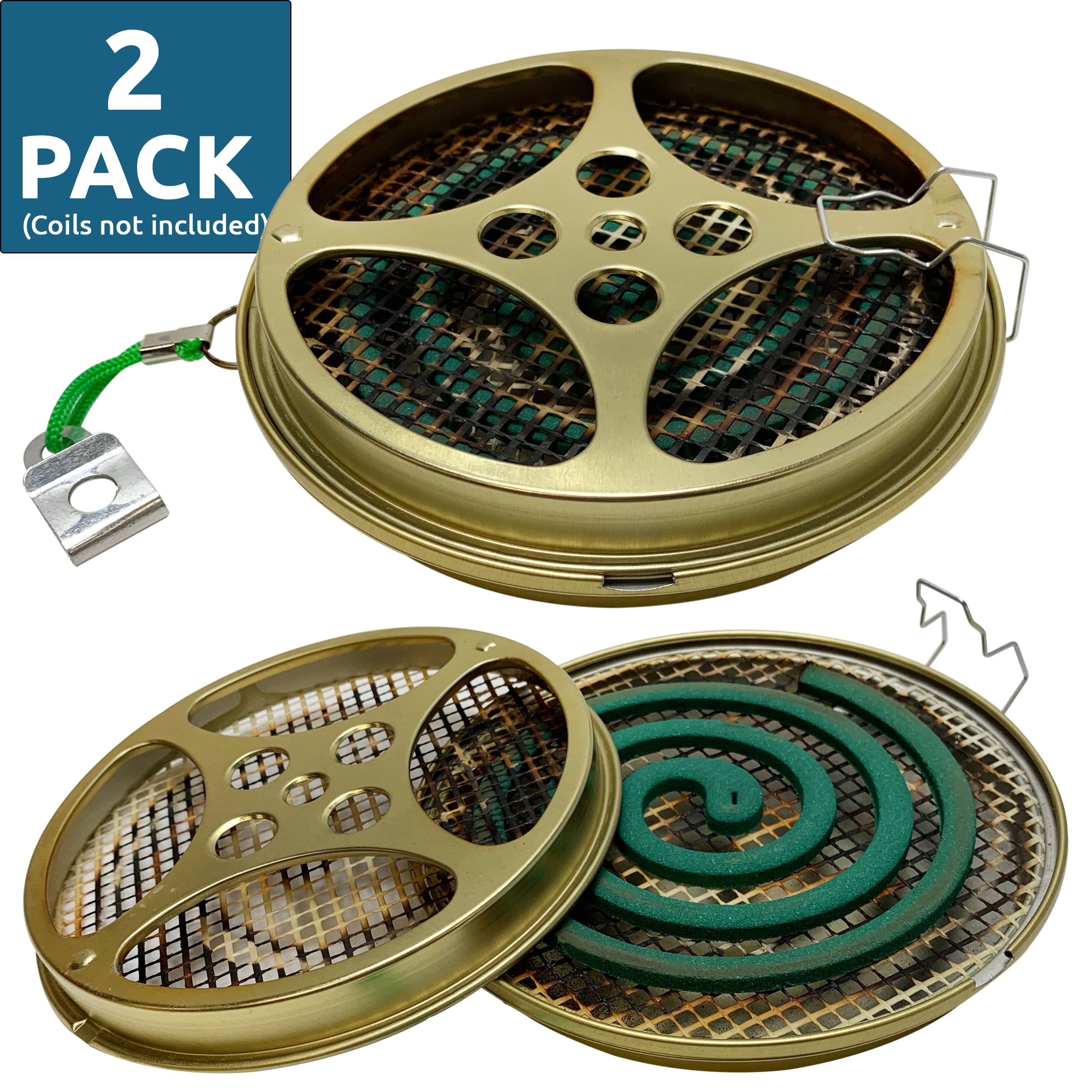 W4W Portable Mosquito Coil Holder Mosquito Coil & Incense Burner for