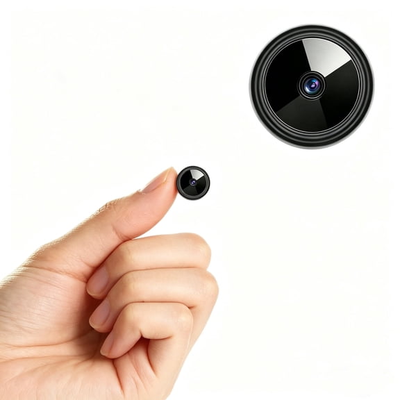 W5 4K Mini Video Recorder with Voice Recording Function Compact Camera with 360° Wide Angle Lens for Video and Audio Capture in Any Location