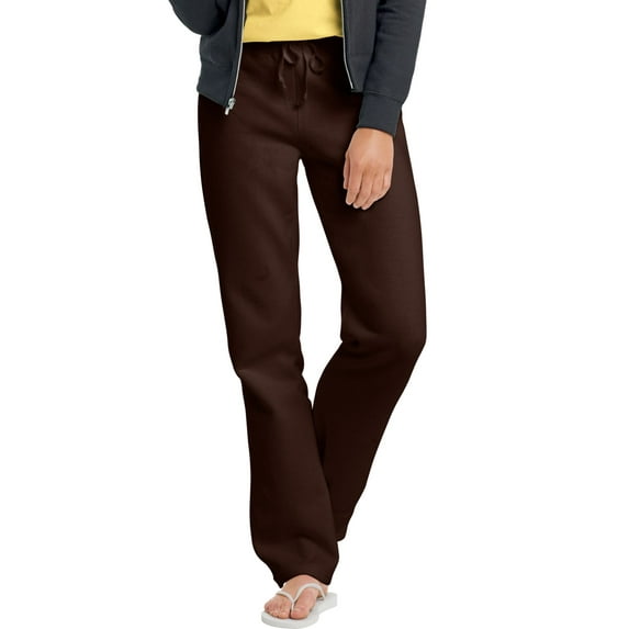 W550 Ecosmart Cotton-Rich Women Drawstring Sweatpants Size 3 Extra Large, Dark Chocolate