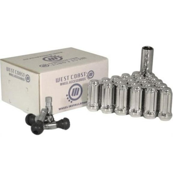 W5614STB 6 Lug Wheel Installation Kit - Black