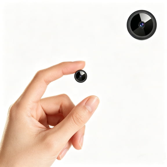 W6 4K Mini Video Recorder with Voice Recording Function Compact Camera with 360° Wide Angle Lens for Video and Audio Capture in Any Location