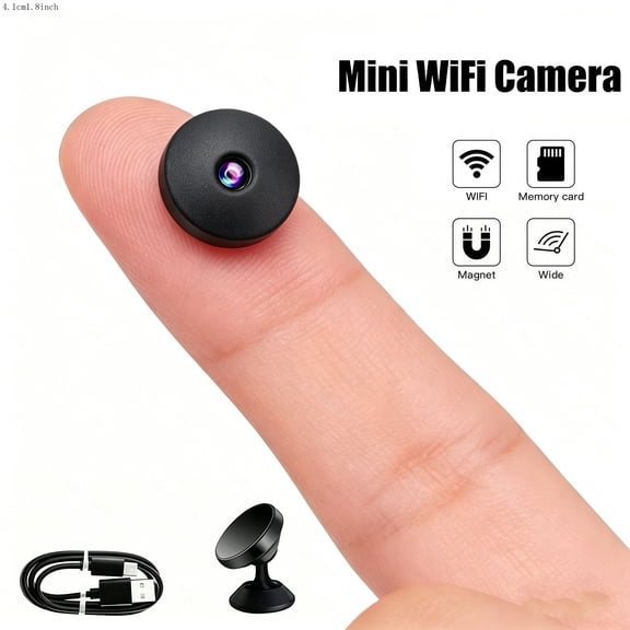 W6 4K Ultra HD Mini Security Camera Wire-Free Battery Powered, 150 Wide Angle AI Human Detection 180-Day Standby Indoor Cam for Home Pet Baby Monitor