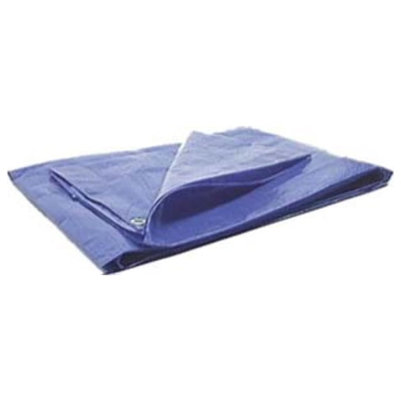 W6022 (20 x 30 ft) Tarp Cover Blue Waterproof Great for Tarpaulin Canopy Tent, Boat, RV Or Pool Cover (Standard Tarp)