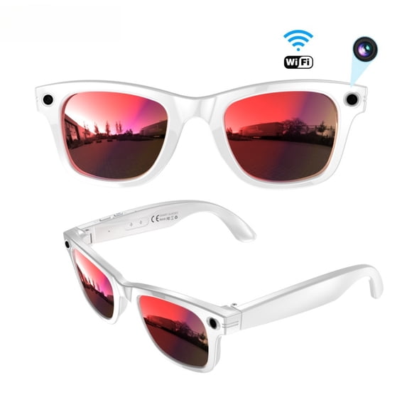 W610 Smart Glasses with 8MP AI Camera and Bluetooth Calling - UV Protection Sunglasses for Adults and Fashion Enthusiasts