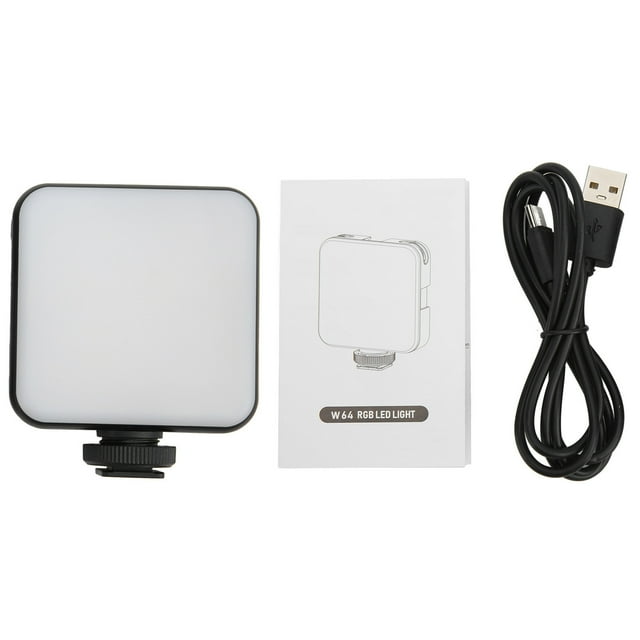 W64 RGB LED Fill Light Multiple Light Effects Modes Pocket Mini LED