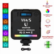W64 RGB LED Video Pocket Light Fill Light for Photography Live Streaming Vlog