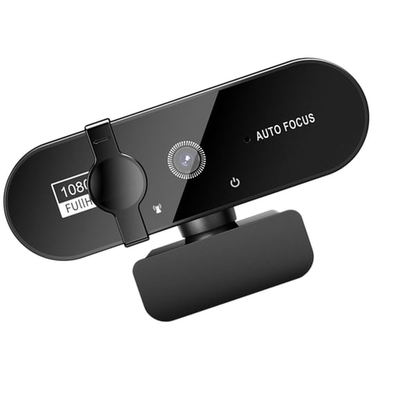 W66 USB Webcam Auto Focused for Laptops Featuring 1080P/2K/4K Optional Resolution Integrated Digital Microphone