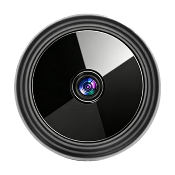 W7 4K Mini Video Recorder with Voice Recording Function Compact Camera with 360° Wide Angle Lens for Video and Audio Capture in Any Location