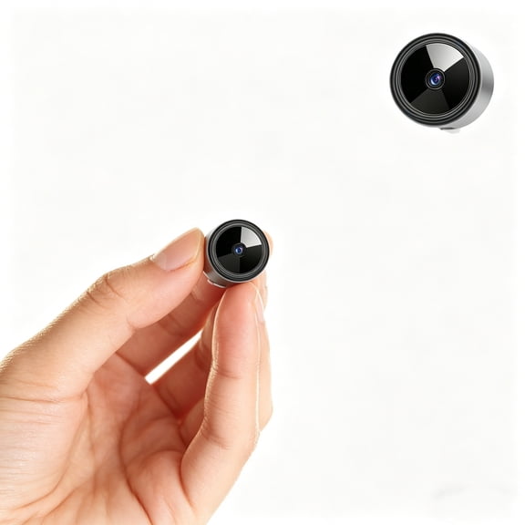W8 4K Mini Video Recorder with Voice Recording Function Compact Camera with 360 Wide Angle Lens for Video and Audio Capture in Any Location