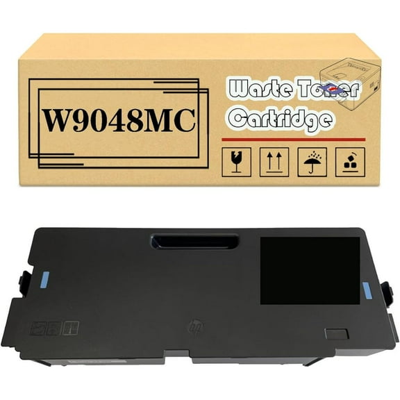 W9048MC Waste Toner Box, Compatible for HP MFP E77822dn E77822z E77825dn E77825z E77830dn E77830z MFP E77428dn E77422dn E77422dv E77422a E77428dv Printers