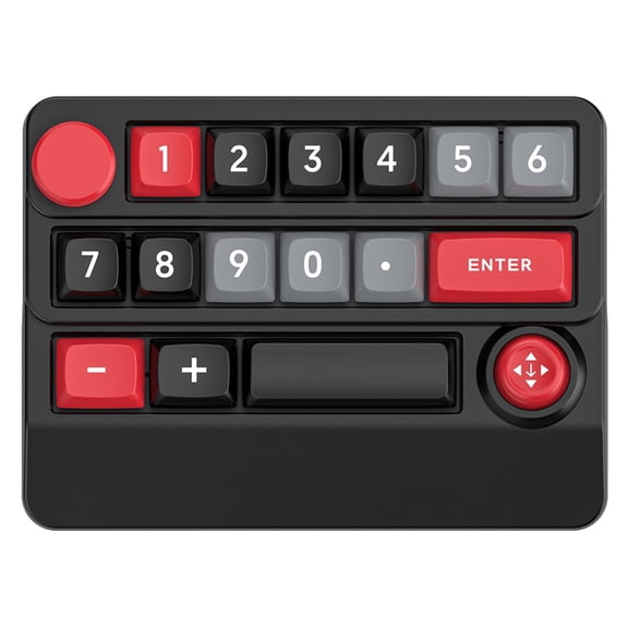 W909 Wireless Macro-Defined Mechanical Keyboard 3mode Joystick RGB Hot-Swappable Wireless Mechanical Gaming Keyboard A