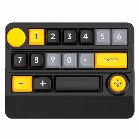 W909 Wireless Macro-Defined Mechanical Keyboard 3mode Joystick RGB Hot-Swappable Wireless Mechanical Gaming Keyboard B