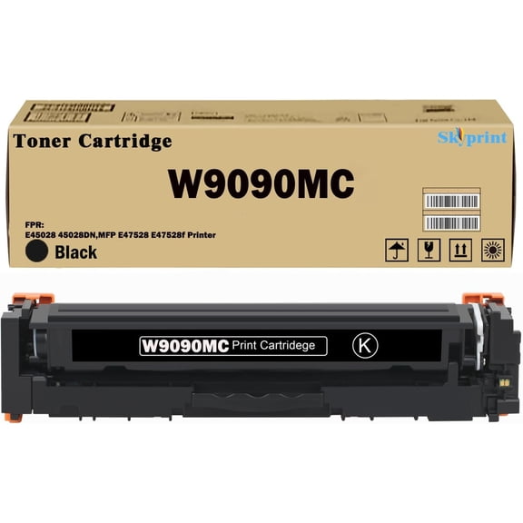 W9090MC High Capacity Toner Cartridge Black Compatible HP W9090MC Toner Use for Color Managed E45028 45028DN,MFP E47528 E47528f Printers (with Display Capacity Chip)