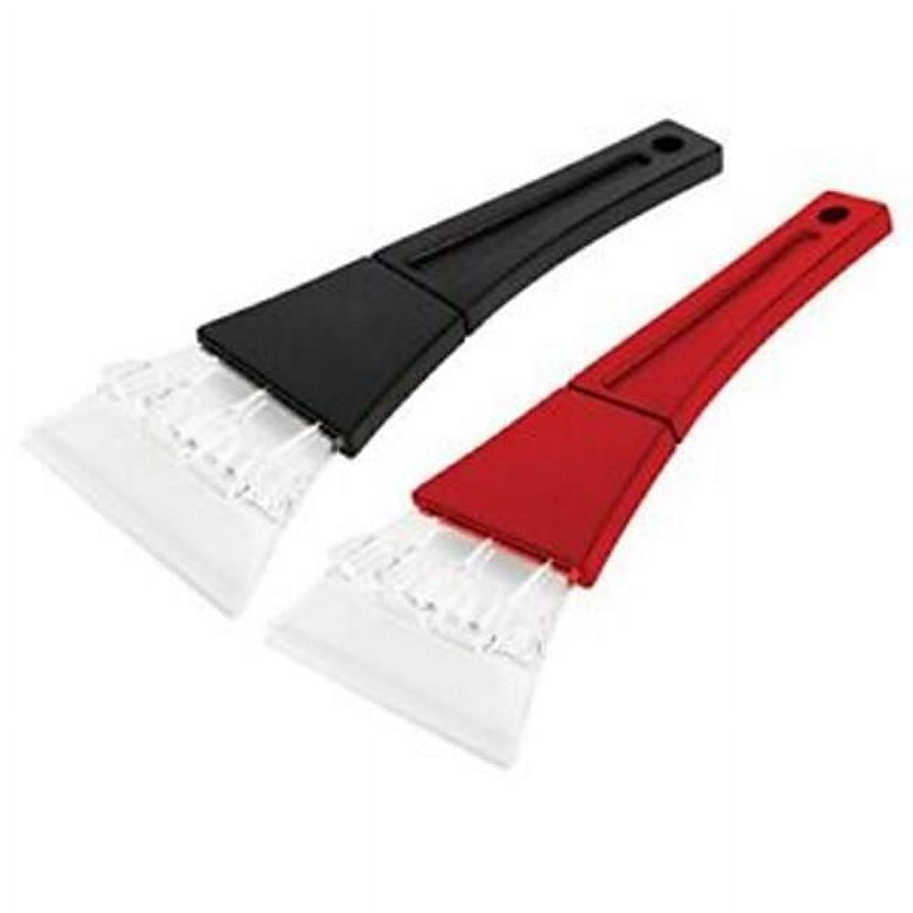 W9197 Ice Scraper & Snow Brush Black & Red