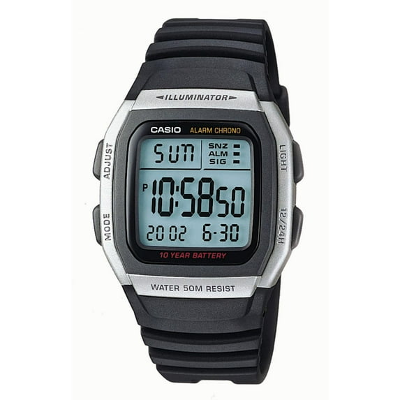 W96H-1AV Men's Classic Multi-Function Chronograph Digital Sports Watch
