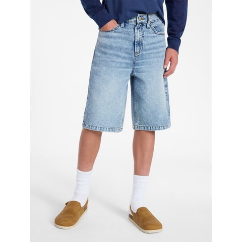 Boys Baggy Denim Shorts, Sizes 4-18
