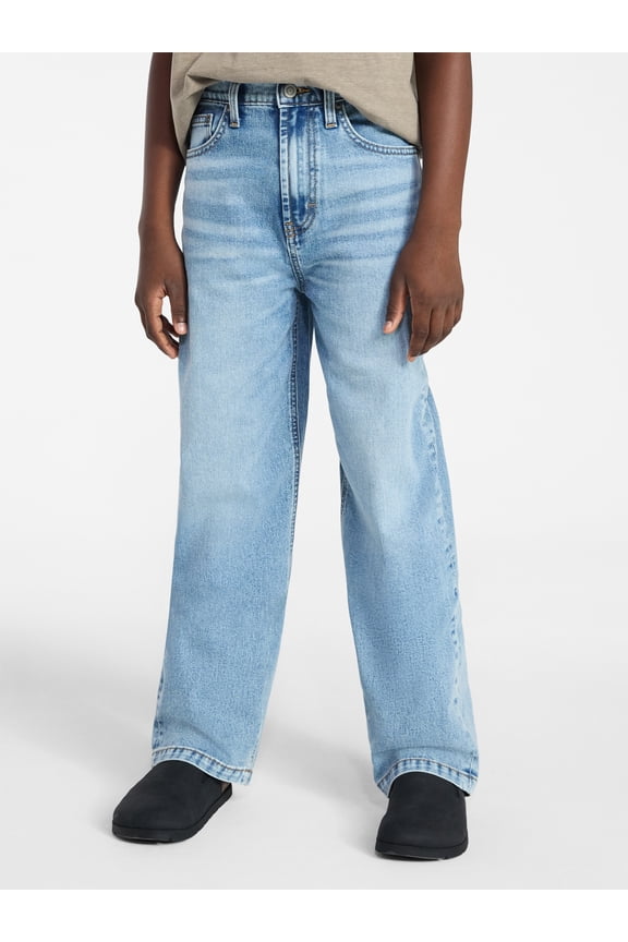 Boys Baggy Denim Pants, Sizes 4-18
