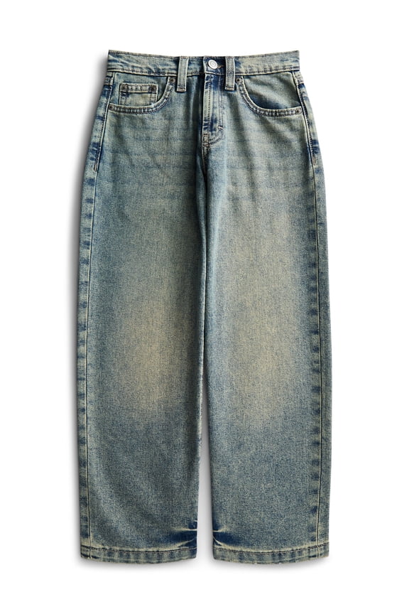 Boys Baggy Denim Pants, Sizes 4-18