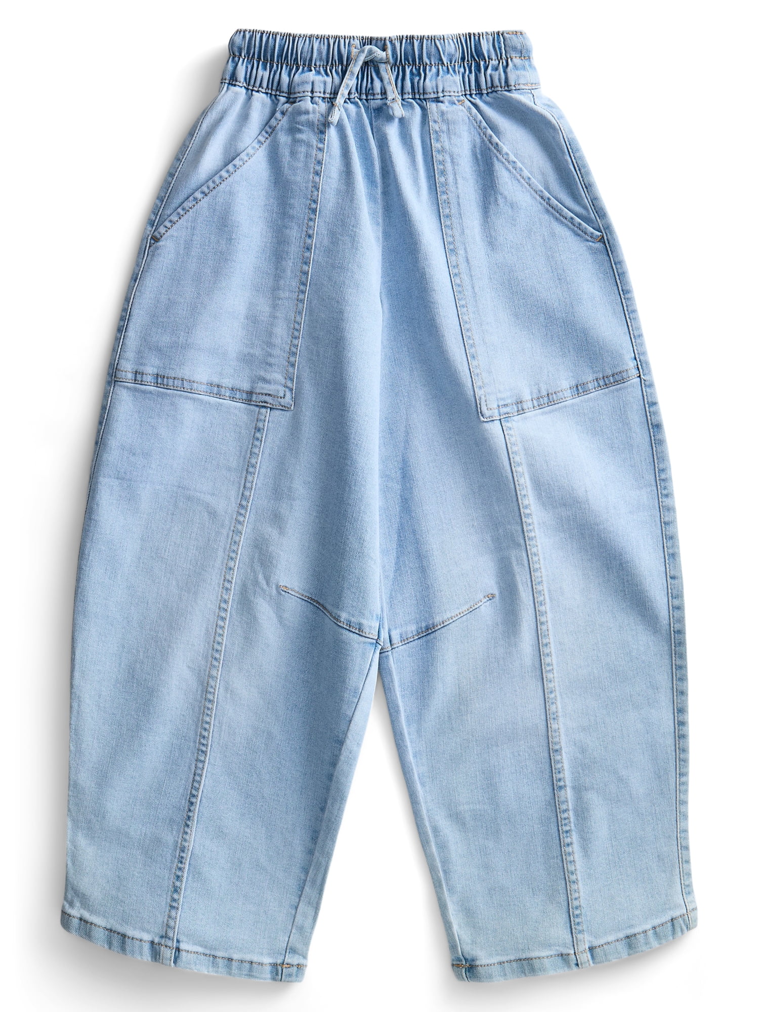 Weekend Academy Girls Barrel Leg Pants, Sizes 5-18
