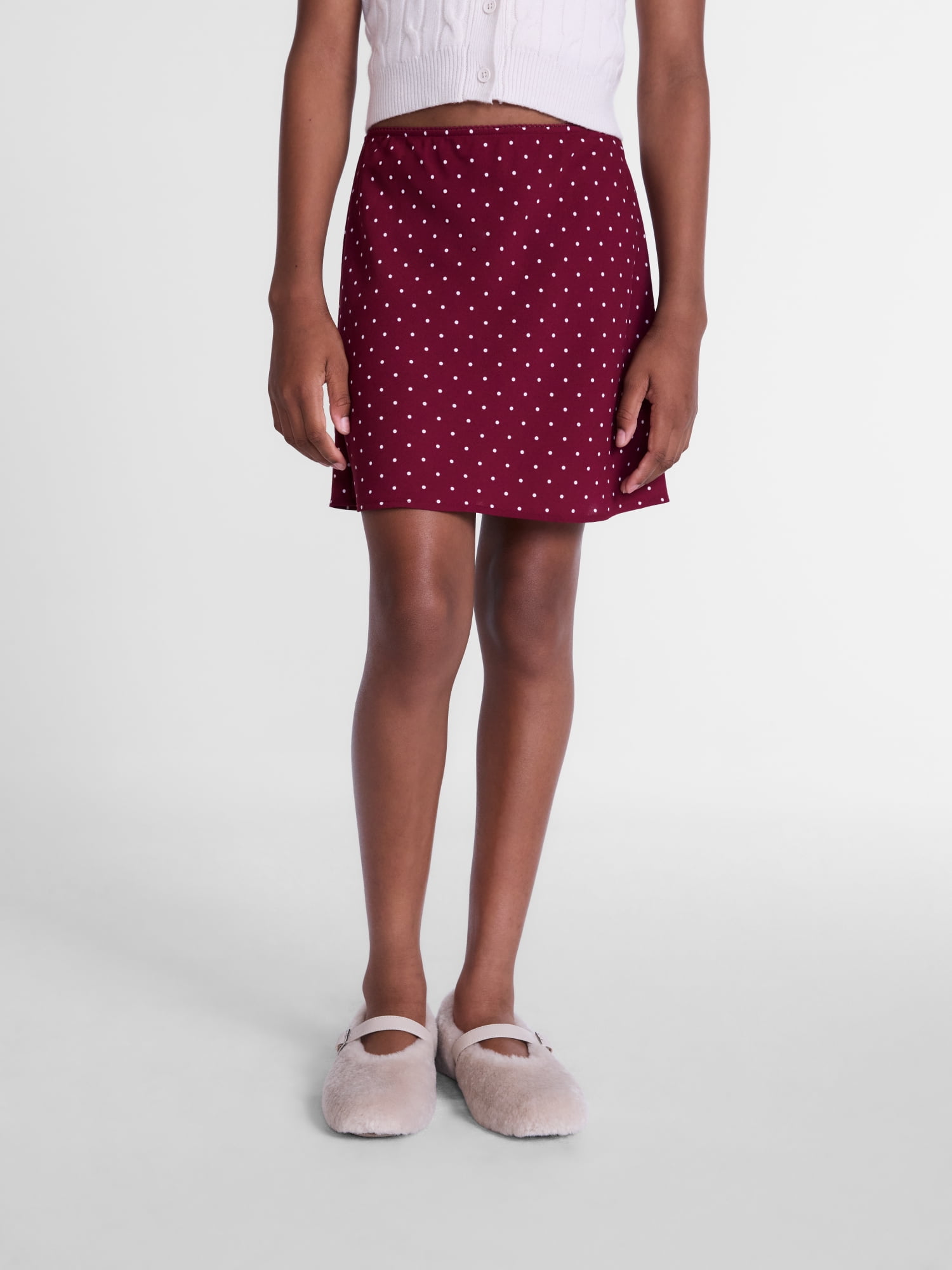 Weekend Academy Girls Printed Bias Cut Skort, Sizes 4-18