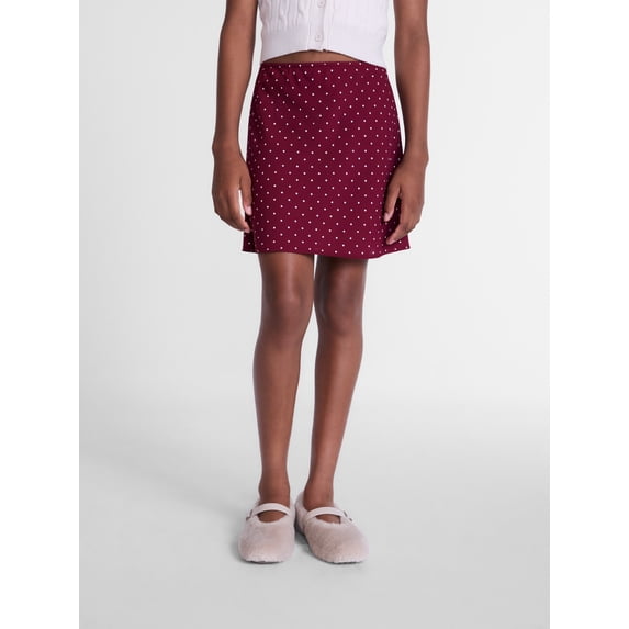 Weekend Academy Girls Printed Bias Cut Skort, Sizes 4-18