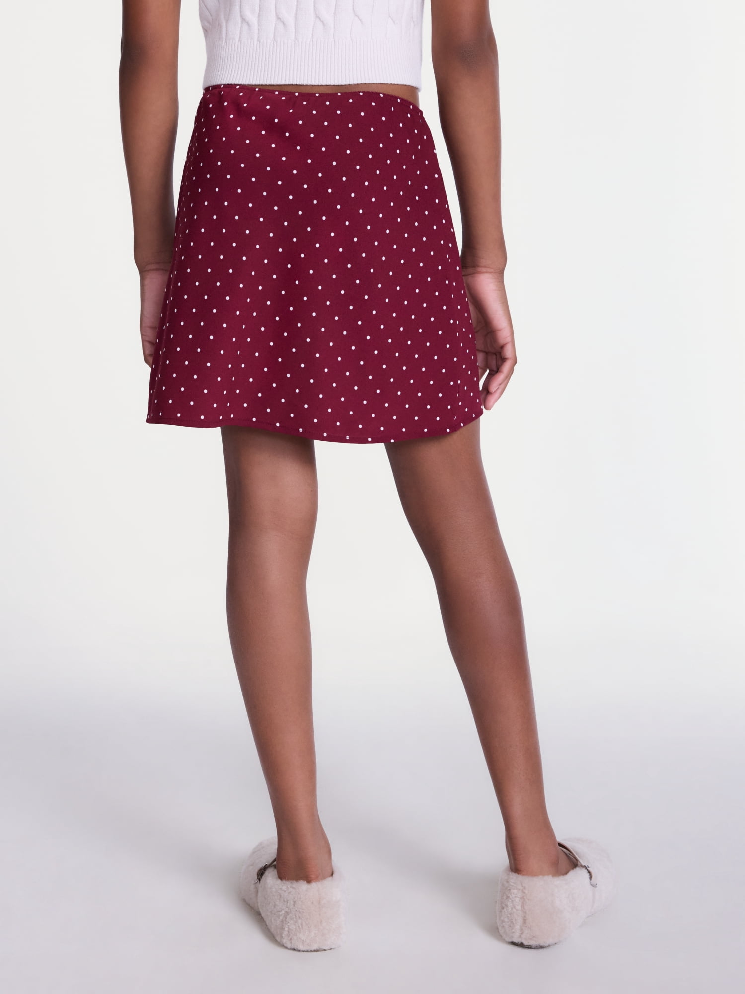 Weekend Academy Girls Printed Bias Cut Skort, Sizes 4-18