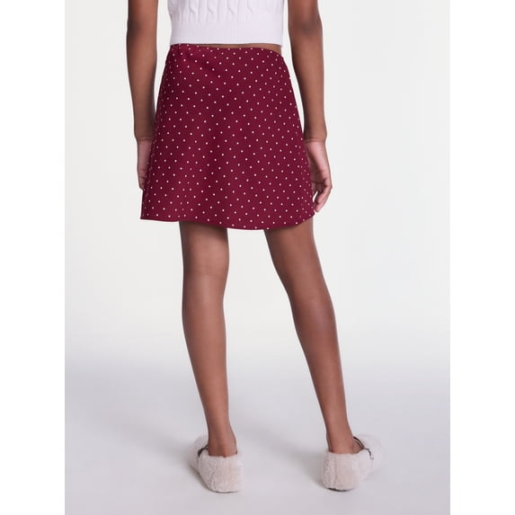 Weekend Academy Girls Printed Bias Cut Skort, Sizes 4-18