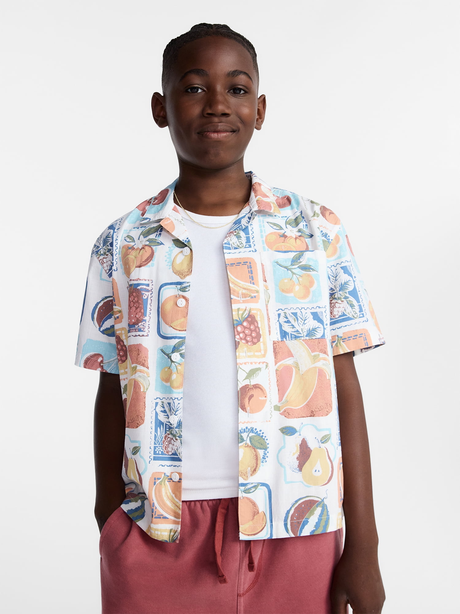 Weekend Academy Boys Cabana Shirt, Sizes 4-18