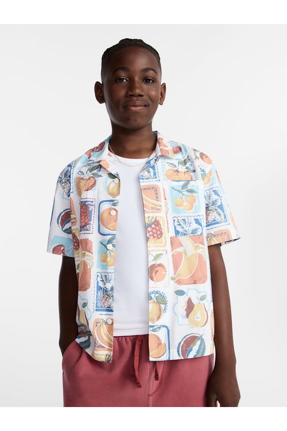 Boys Cabana Shirt, Sizes 4-18