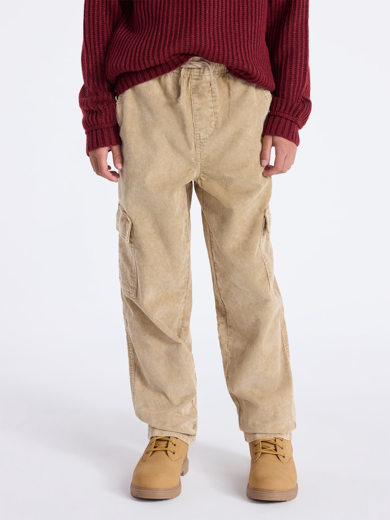 Weekend Academy Boys Corduroy Cargo Pants, Sizes 4-18