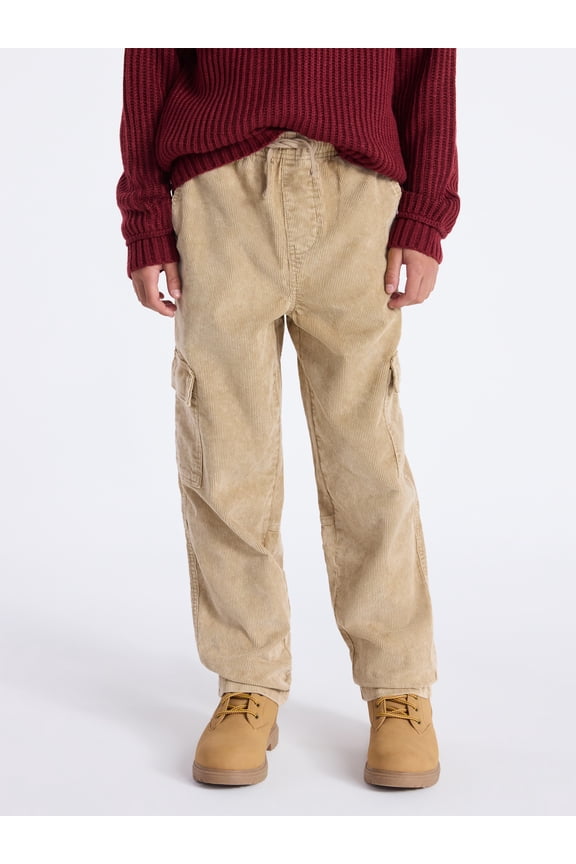 Boys Corduroy Cargo Pants, Sizes 4-18