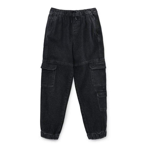 Weekend Academy Boys Denim Cargo Jogger Pants, Sizes 4-18