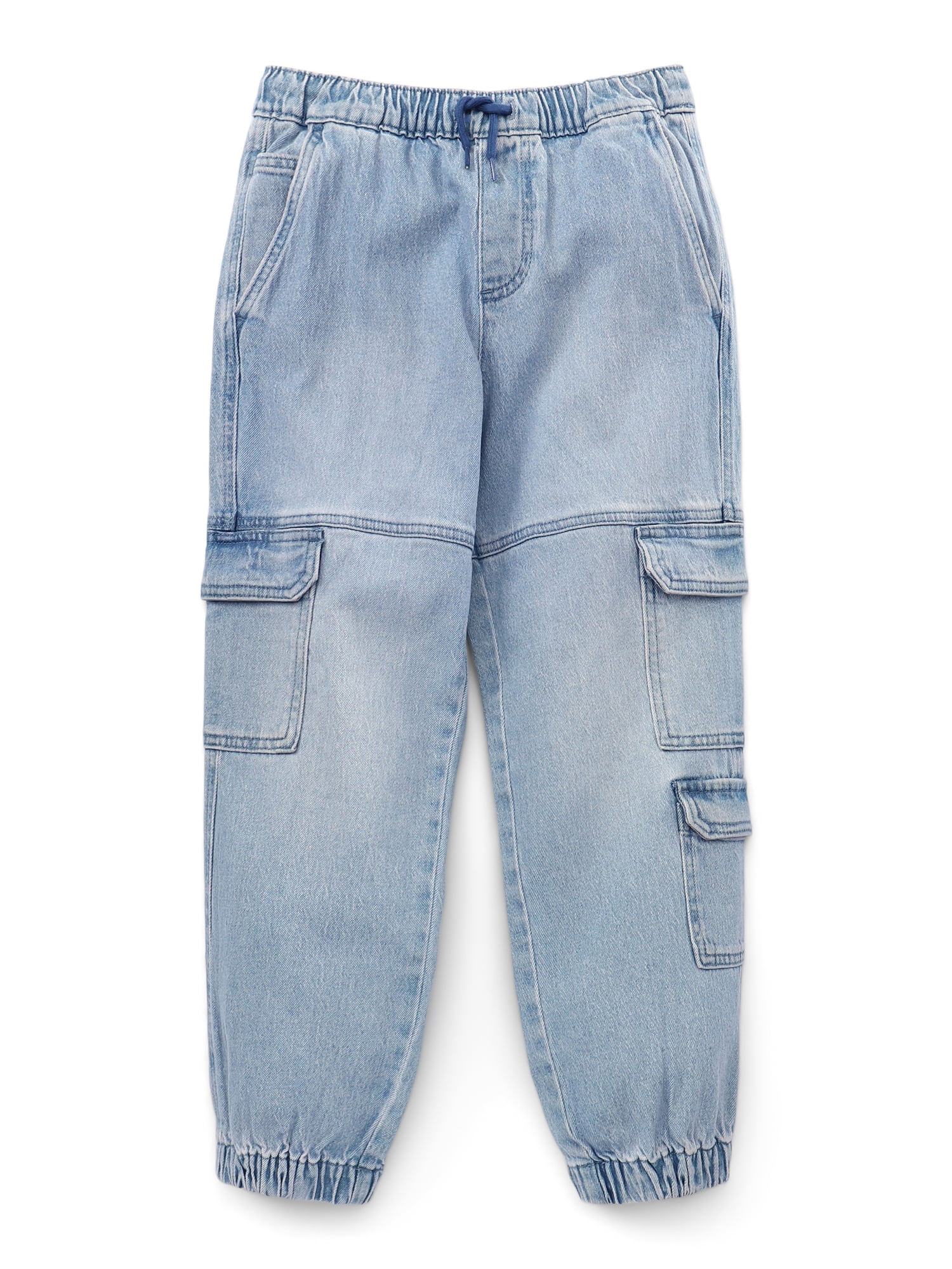 Weekend Academy Boys Denim Cargo Jogger Pants, Sizes 4-18