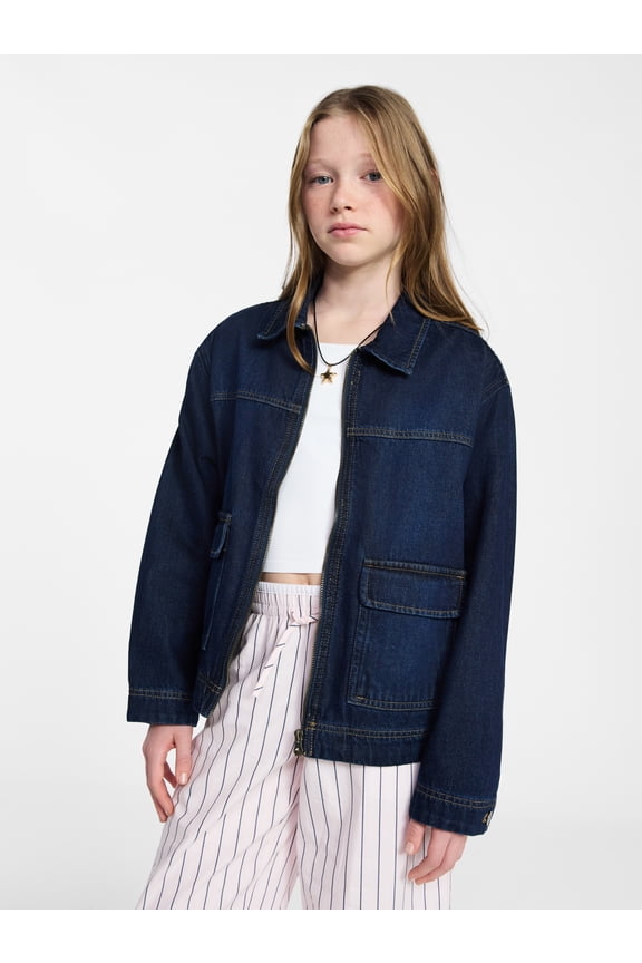 Girls Dad Jacket, Sizes 4-18