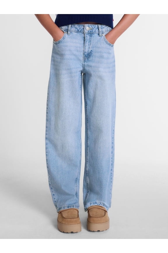 Girls Baggy Straight Pant, Sizes 4-18
